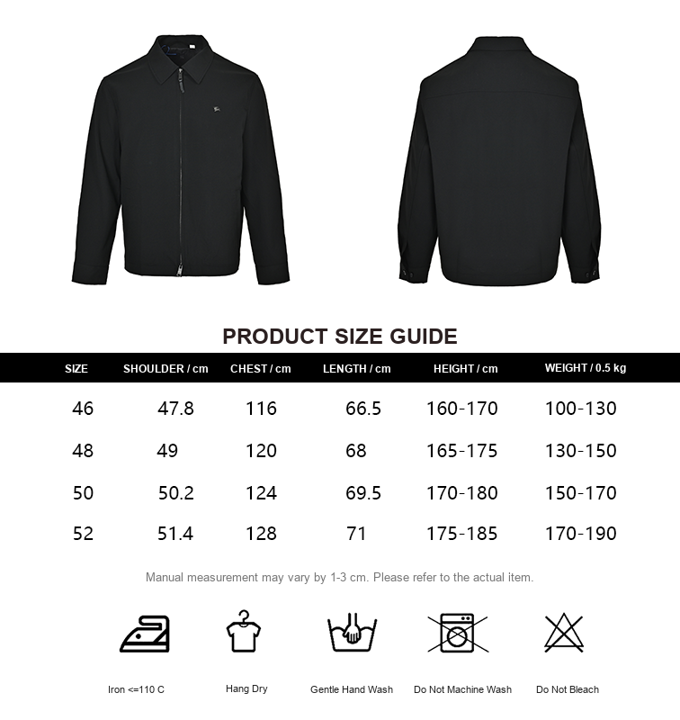 Burberry Bloomsbury Equestrian Badge Jacket - size chart