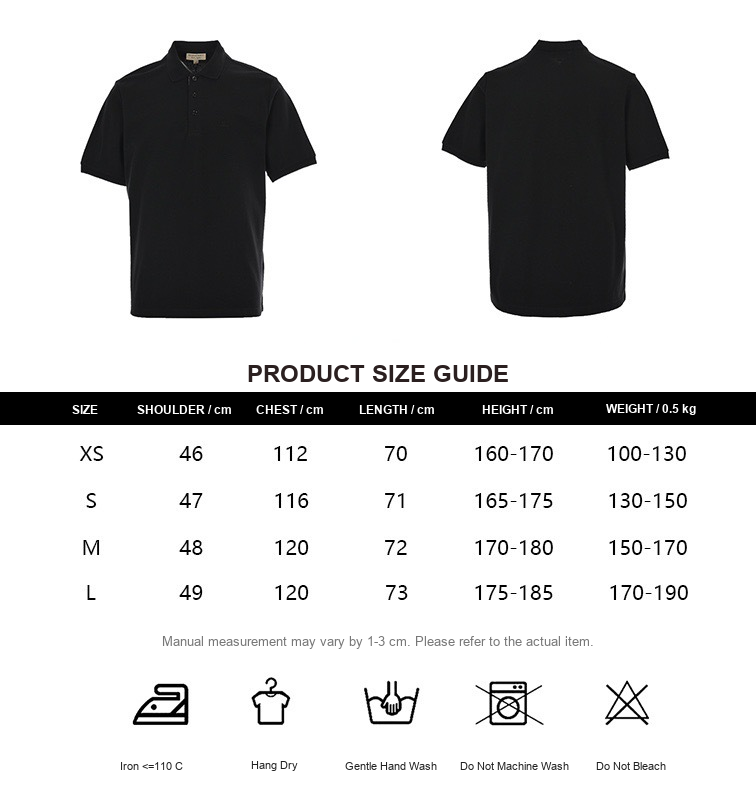Burberry Equestrian Logo Embroidered Polo Shirt - size chart