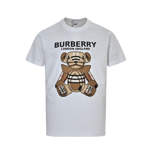 Burberry Bear Patch Embroidered T-Shirt - front view