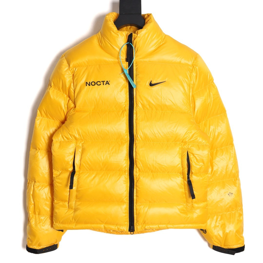 Nike x NOCTA Stand-Collar Puffer Jacket – Yellow - front view