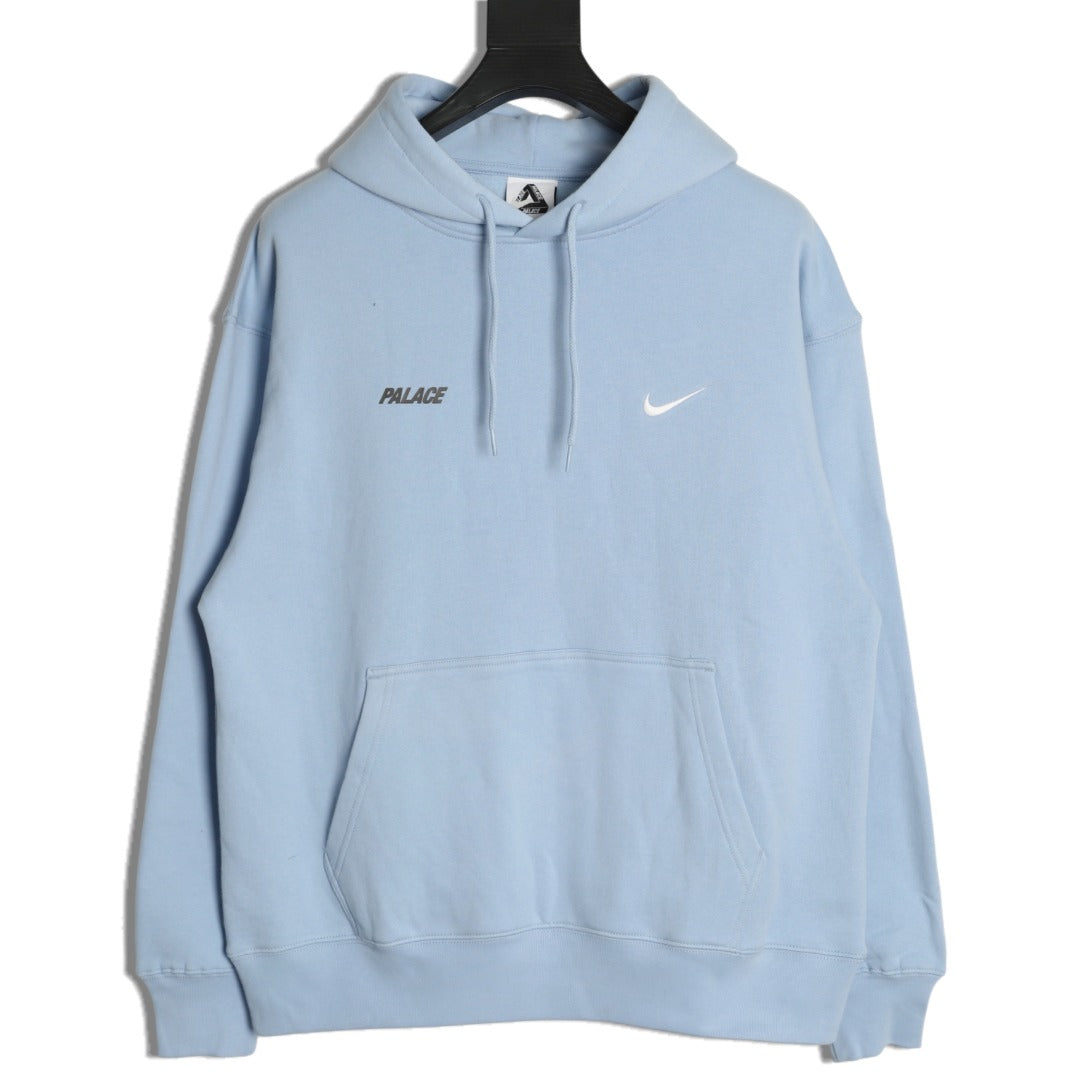 Nike x Palace Logo Graphic Hoodie – Light Blue - front view