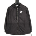 Nike Lightweight Outdoor Hooded Jacket – Black - front view