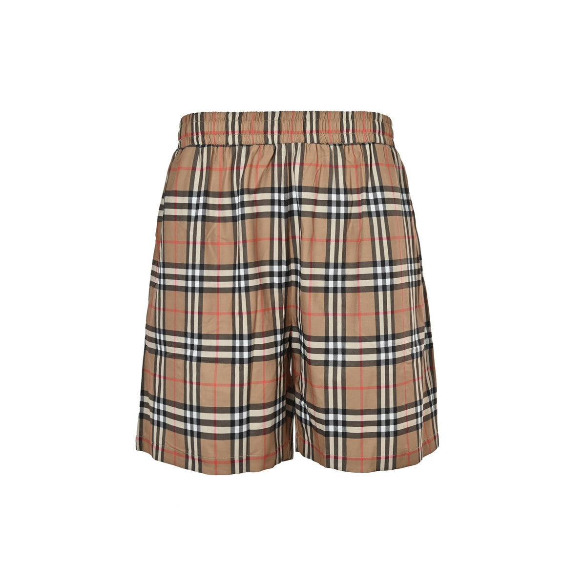 Burberry Check Beach Shorts - front view