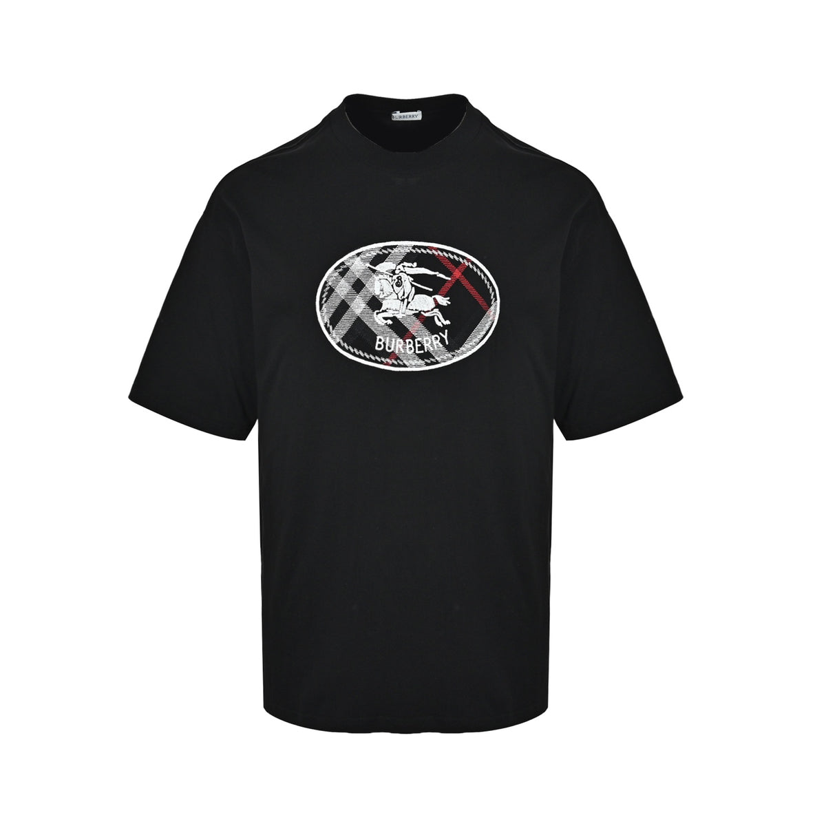 Burberry Check Equestrian Badge T-Shirt - front view