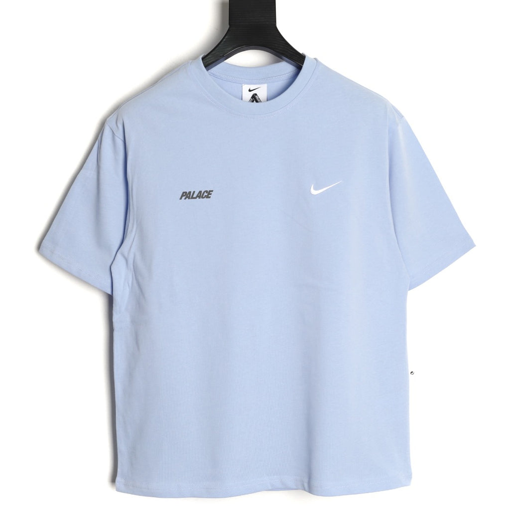 Nike x Palace Logo T-Shirt – Light Blue - front view