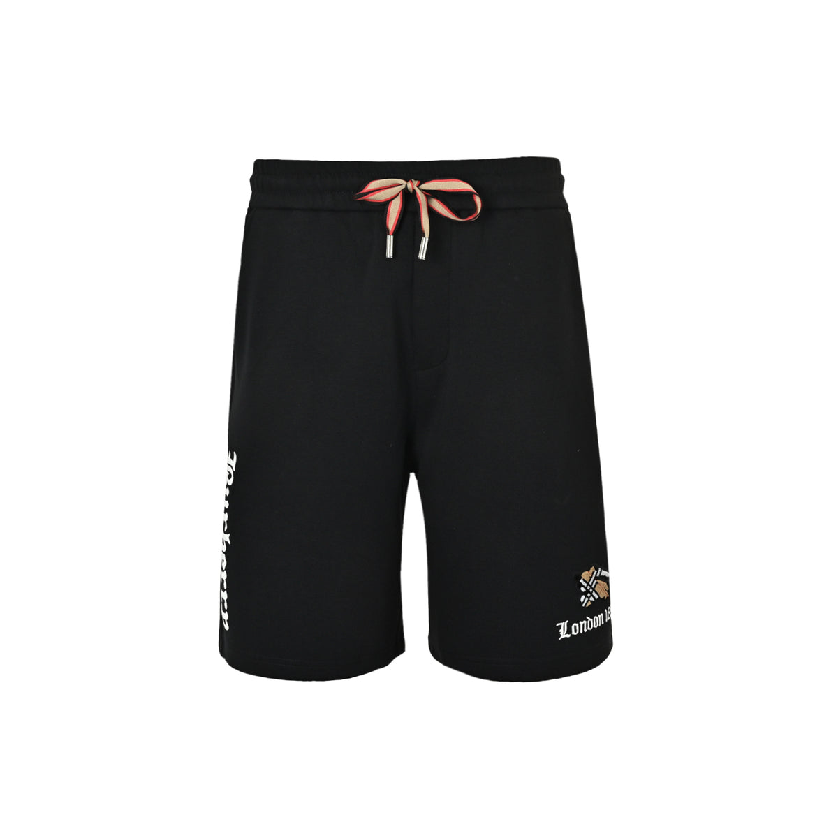 Burberry Check Equestrian Embroidered Shorts - front view
