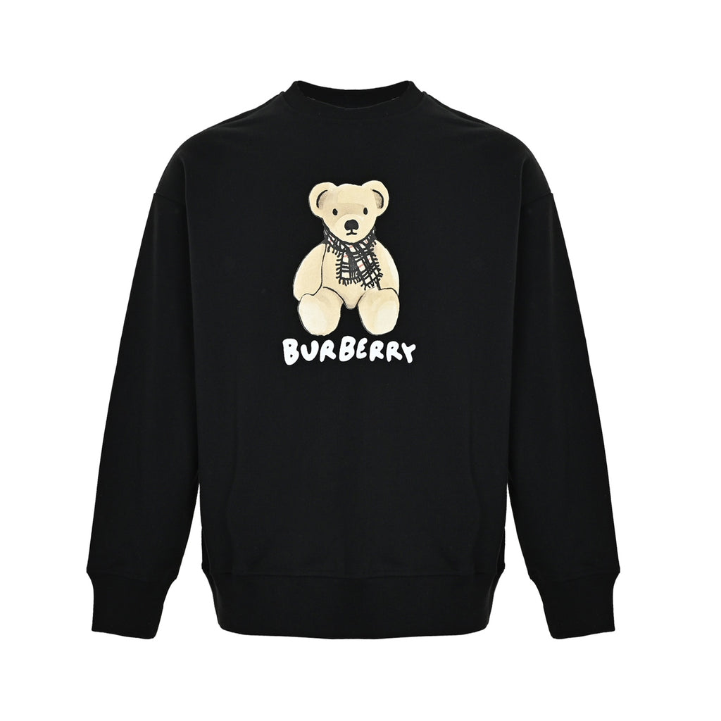 Burberry Bear Graphic Crewneck Sweatshirt - front view