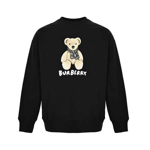 Burberry Bear Graphic Crewneck Sweatshirt - front view