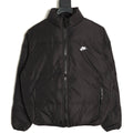 Nike Harrington Cropped Puffer Jacket – Black - front view