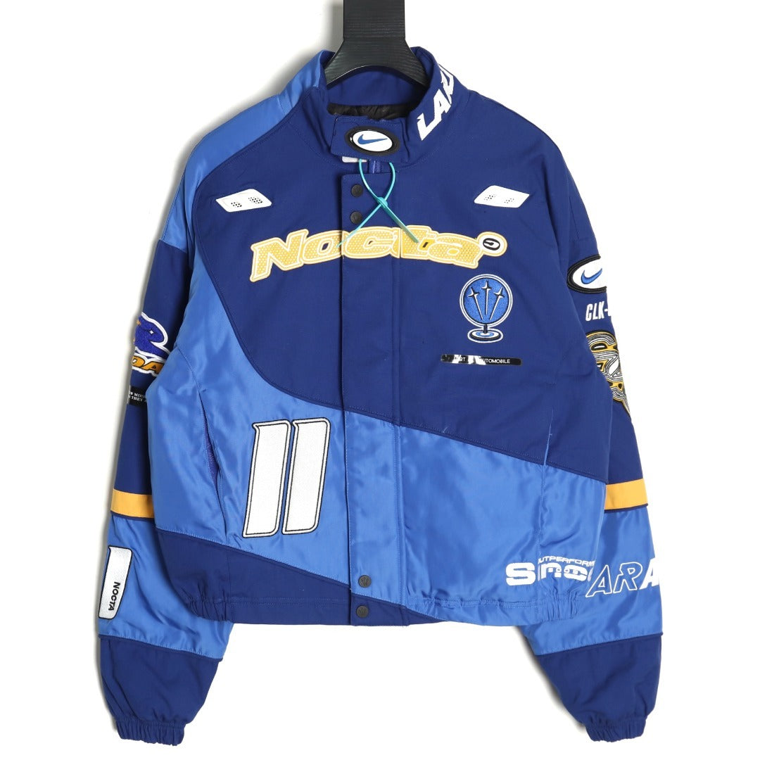 Nike x NOCTA L'ART SS24 Graphic Jacket – Blue - front view