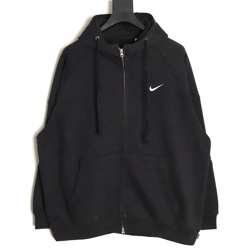 Nike x Supreme 25FW Zip Hooded Jacket – Black - front view