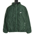 Nike Harrington Cropped Puffer Jacket – Green - front view