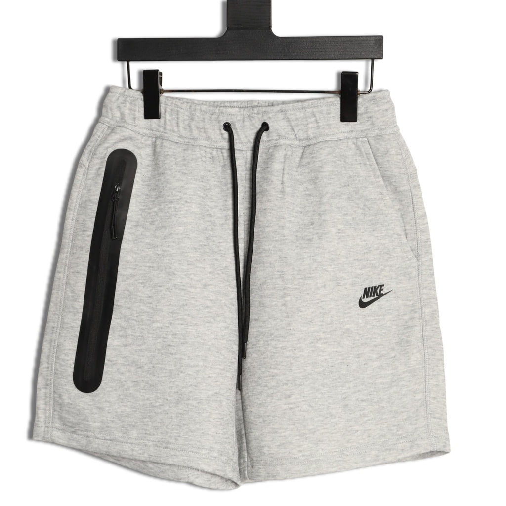 Nike Bonded-Panel Performance Shorts – Light Gray - front view