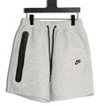 Nike Bonded-Panel Performance Shorts – Light Gray - front view