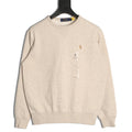 Ralph Lauren Pony Logo Crewneck Sweatshirt – Beige - front view