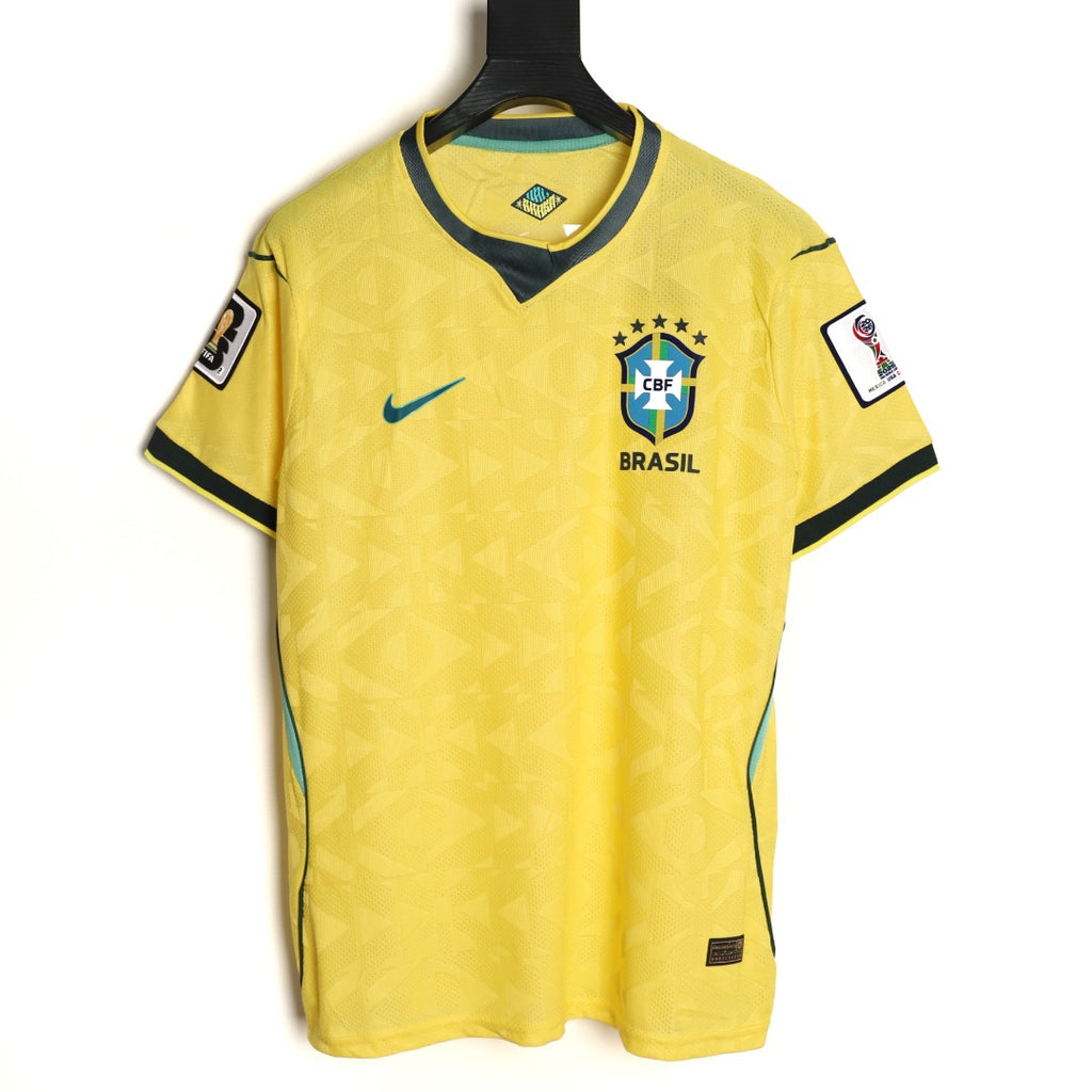 Nike Brazil Dri-FIT 2026 Home Jersey – Yellow - front view