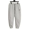Nike Tech Fleece Windrunner Logo Pants – Light Gray - front view