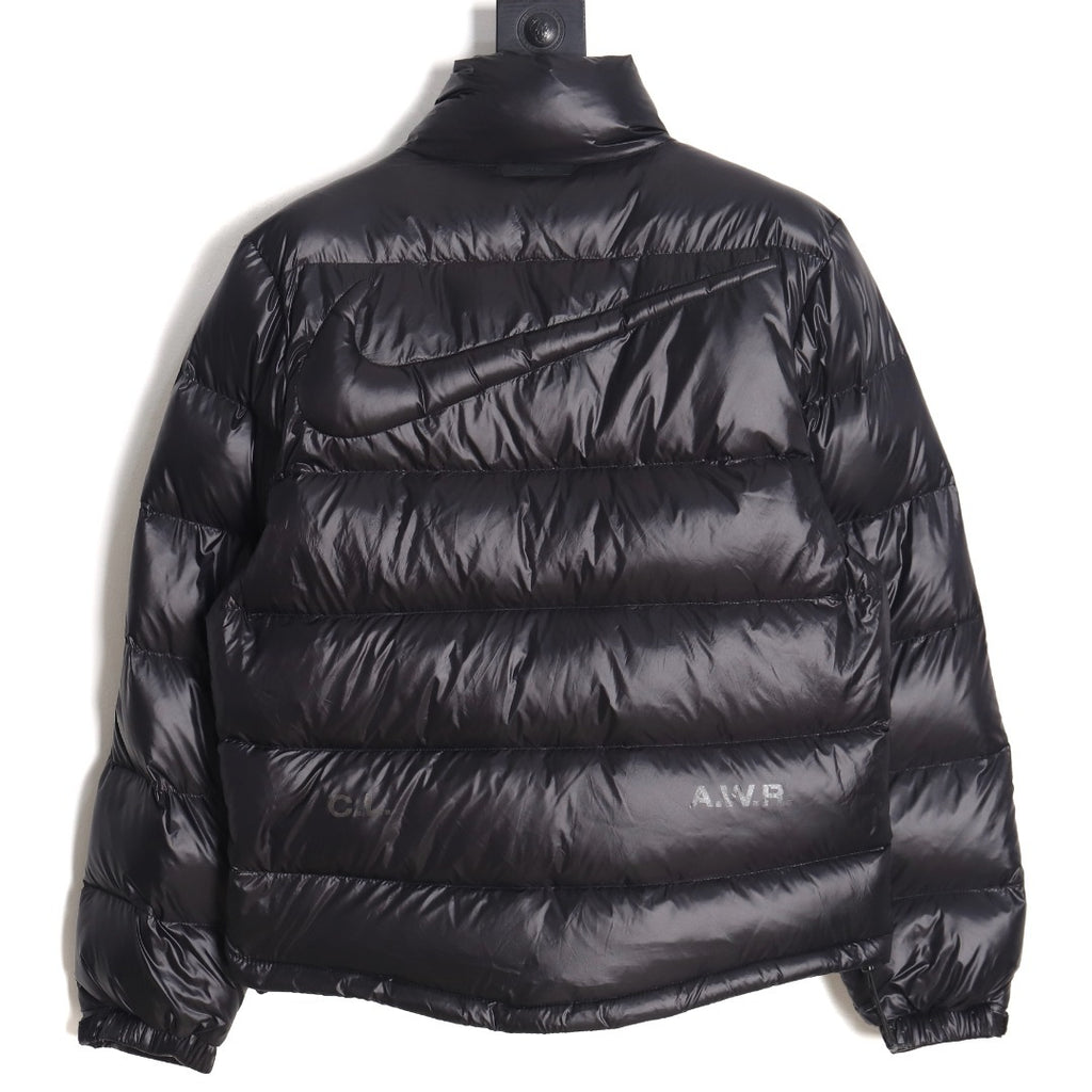 Nike x NOCTA Stand-Collar Puffer Jacket – Black - back view