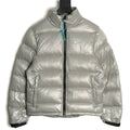 Nike x NOCTA Stand-Collar Puffer Jacket – Silver - front view