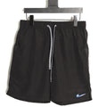 Nike Japan Double-Swoosh Woven Beach Shorts – Black - front view