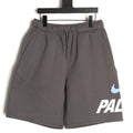 Nike x Palace SS26 Drop 10 Sweat Shorts – Charcoal - front view