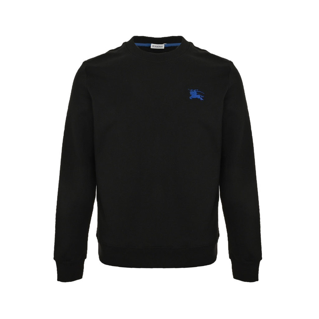 Burberry Blue Equestrian Logo Sweatshirt - front view