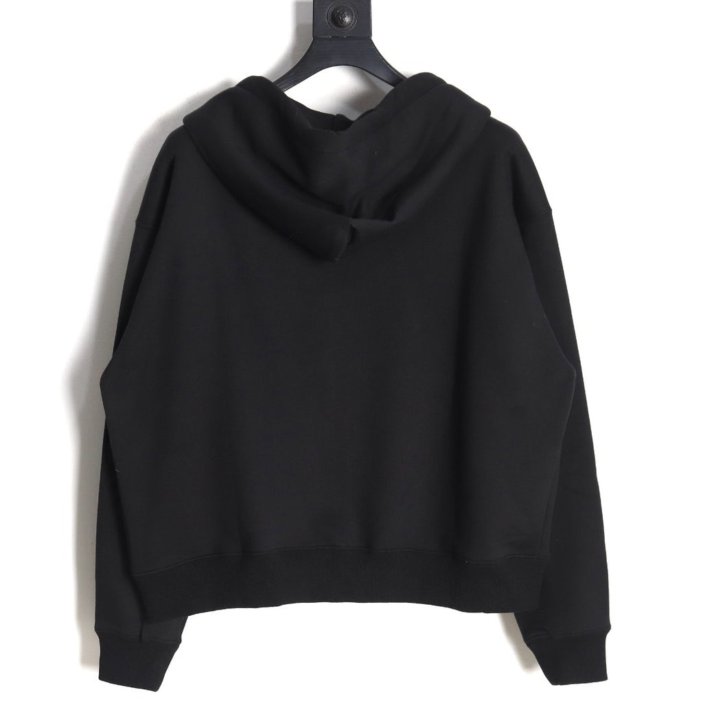 Nike x Stussy Drawstring Zip Hoodie – Black - front view