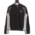 Nike ACG Contrast-Panel Long-Sleeve Top – Black and Gray - front view