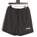 Nike x Stussy Woven Graphic Shorts – Black - front view