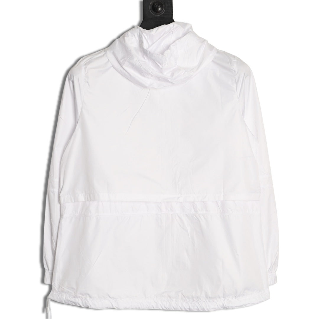 Nike Lightweight Outdoor Hooded Jacket – White - back view