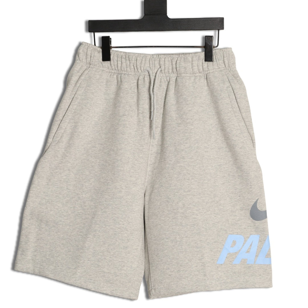 Nike x Palace SS26 Drop 10 Sweat Shorts – Light Gray - front view