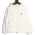 Nike Windrunner 2025 Lightweight Hooded Puffer Jacket – White - front view