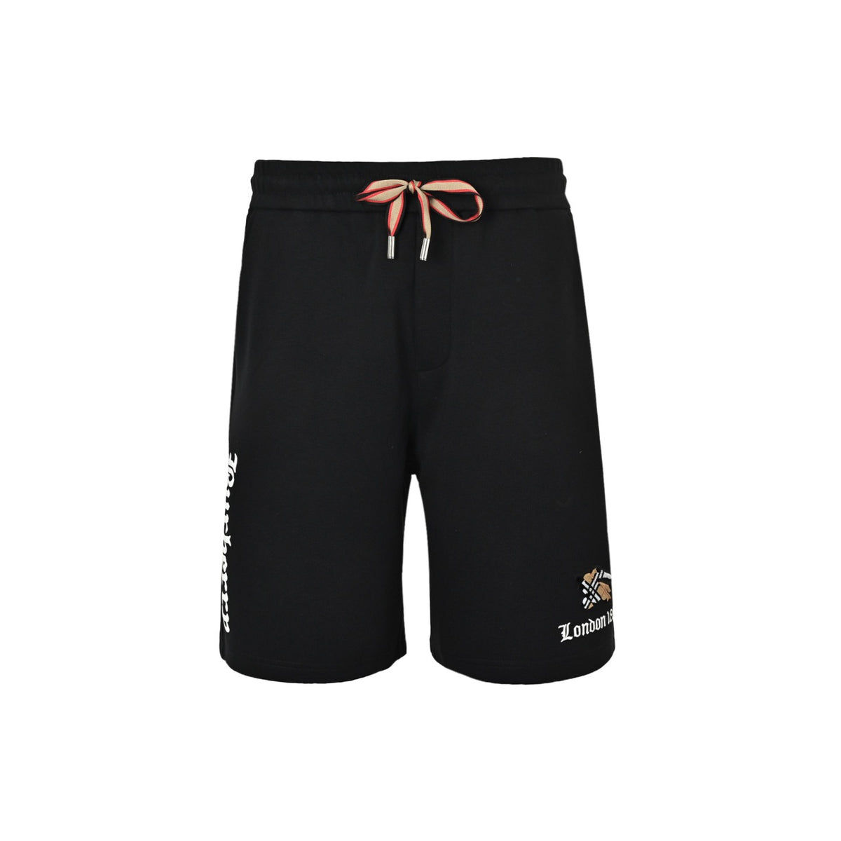 Burberry Check Equestrian Embroidered Shorts - front view
