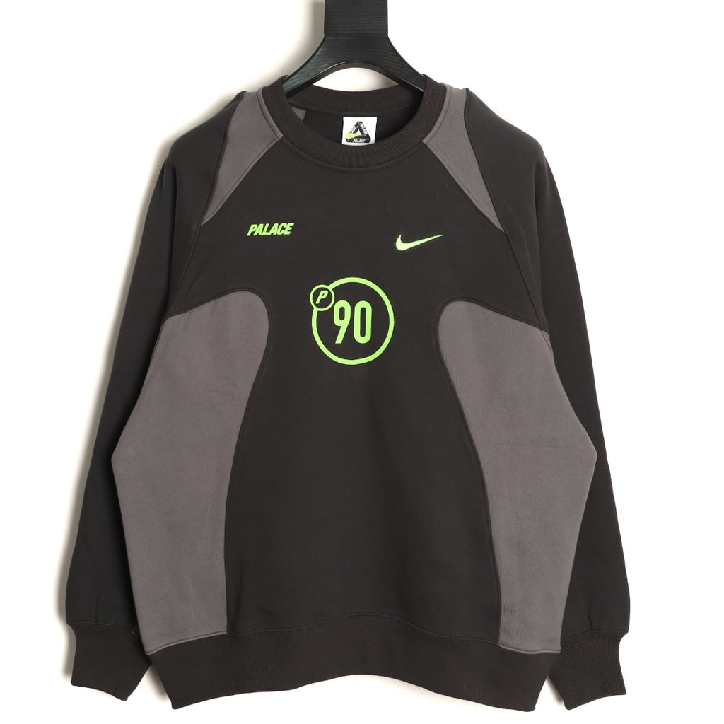 Nike x Palace P90 Graphic Sweatshirt – Black and Gray - front view