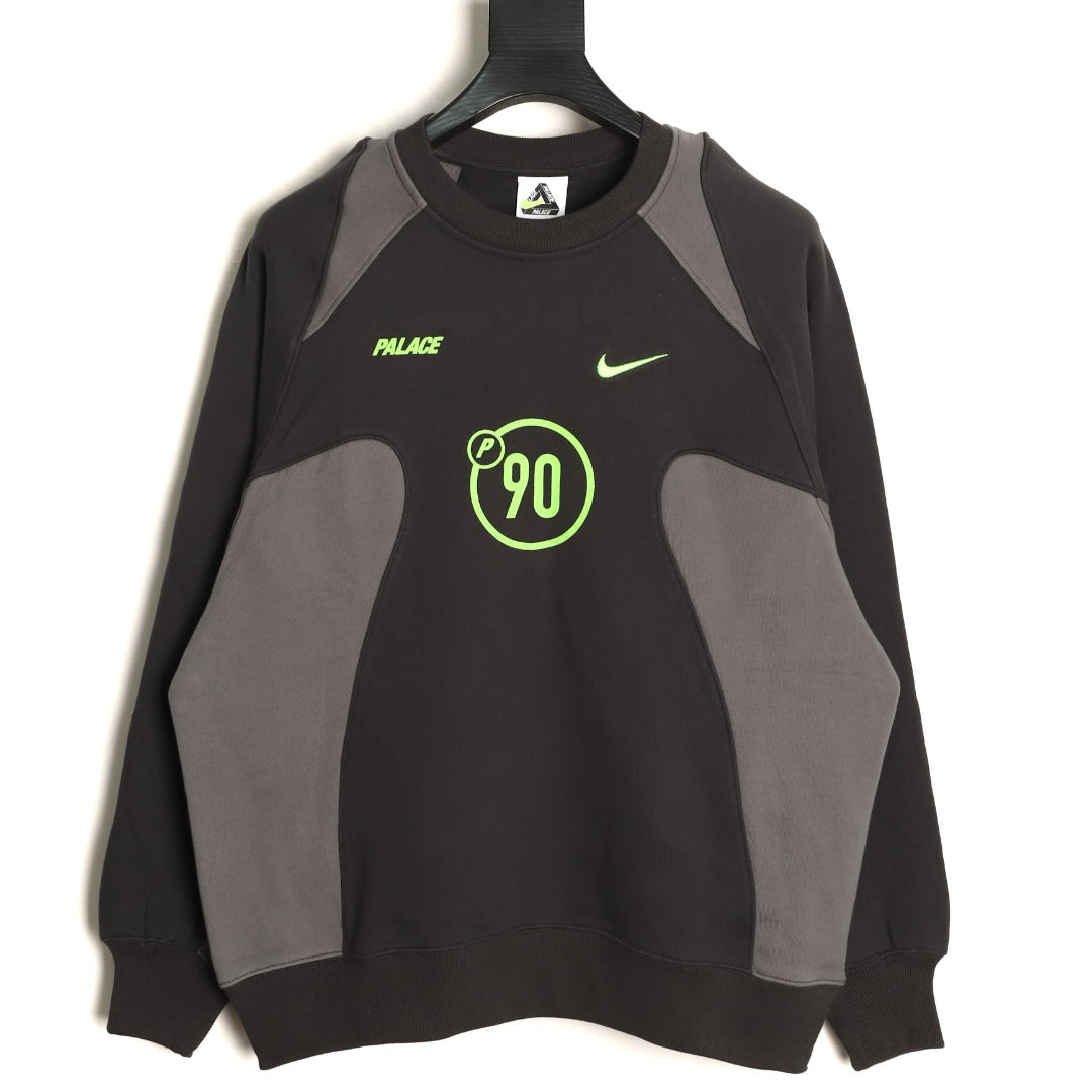 Nike x Palace P90 Graphic Sweatshirt – Black and Gray - front view