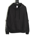 Nike x Supreme Sleeve-Embroidered Hoodie – Black - front view