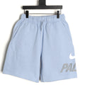 Nike x Palace SS26 Drop 10 Sweat Shorts – Light Blue - front view
