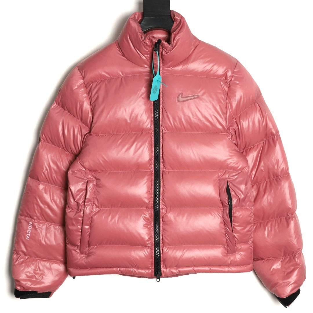 Nike x NOCTA Stand-Collar Puffer Jacket – Pink - front view