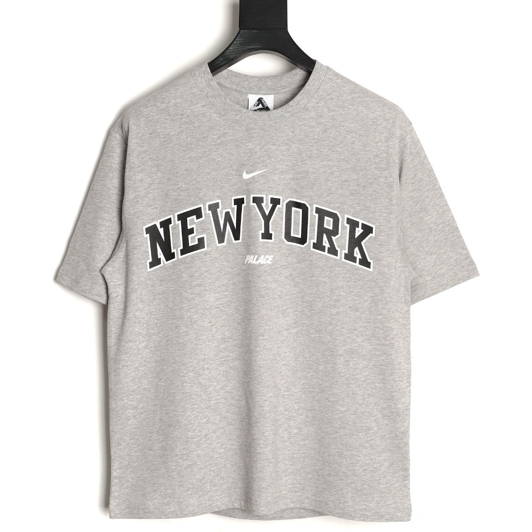 Nike x Palace New York City T-Shirt – Heather Gray - front view