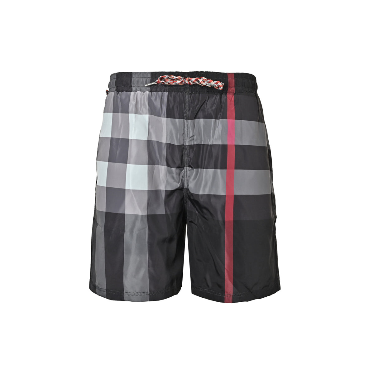 Burberry Check Beach Shorts - front view