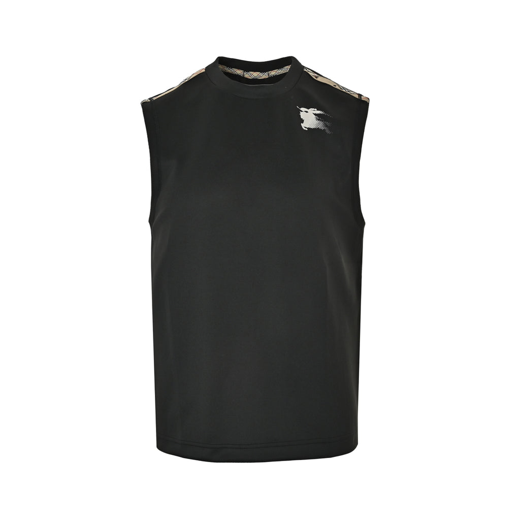 Burberry Gradient Equestrian Tape Tank Top - front view