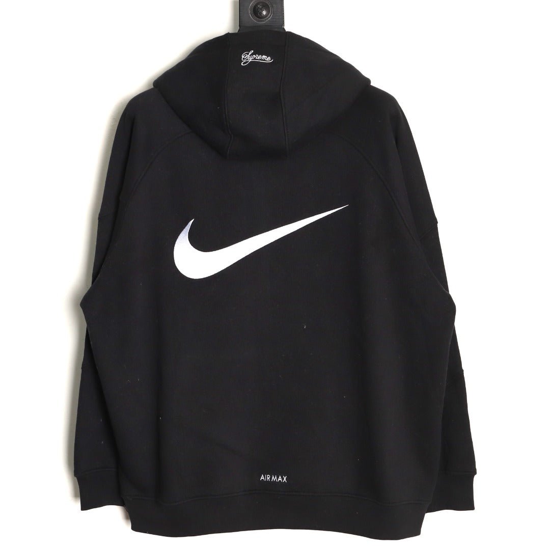 Nike x Supreme 25FW Zip Hooded Jacket – Black - back view