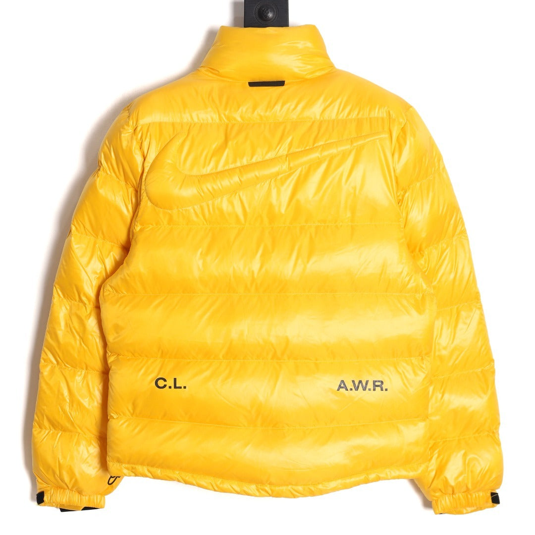 Nike x NOCTA Stand-Collar Puffer Jacket – Yellow - back view