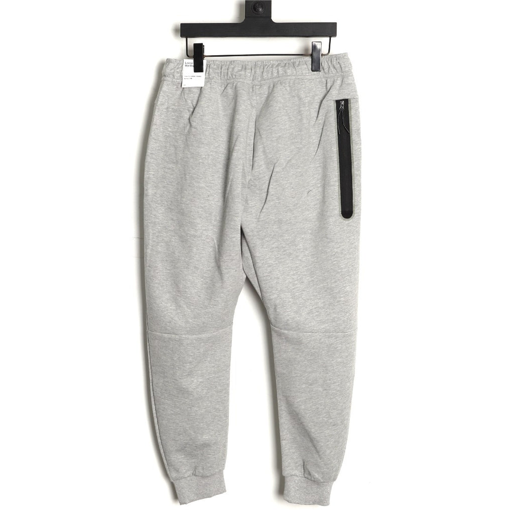 Nike Tech Fleece Windrunner Logo Pants – Heather Gray - back view