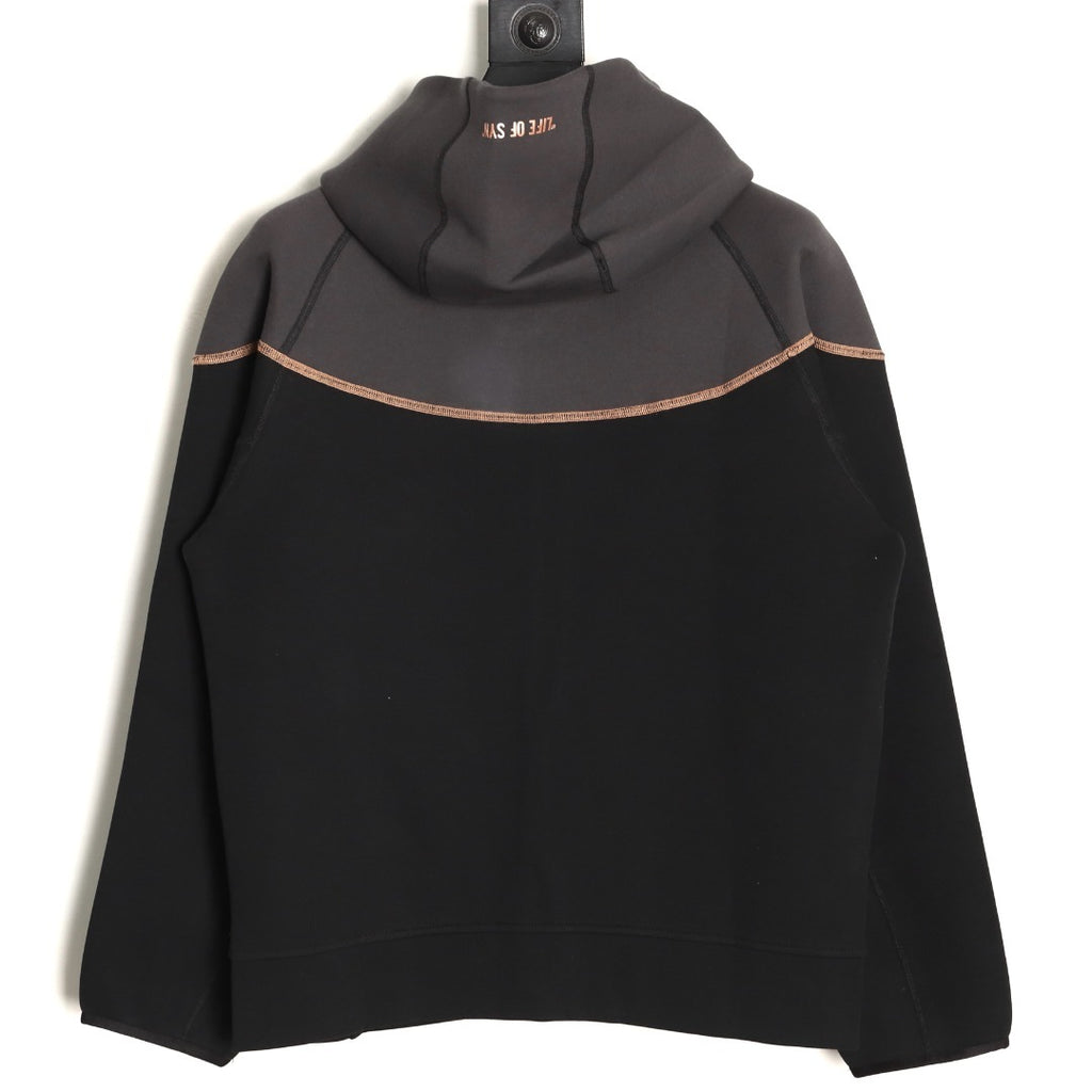 Nike x Central Cee Tech Fleece Windrunner Jacket – Black - back view