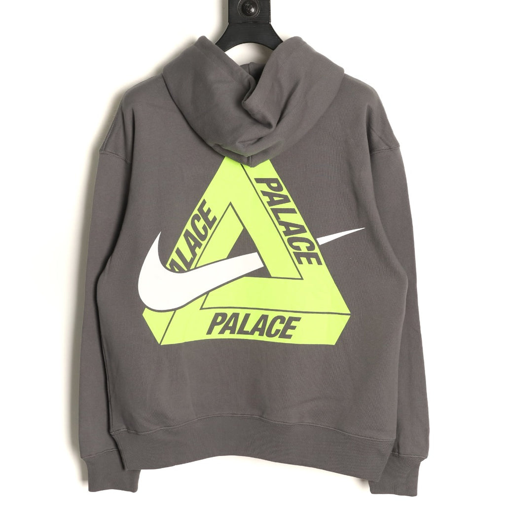 Nike x Palace Logo Hoodie – Charcoal - back view