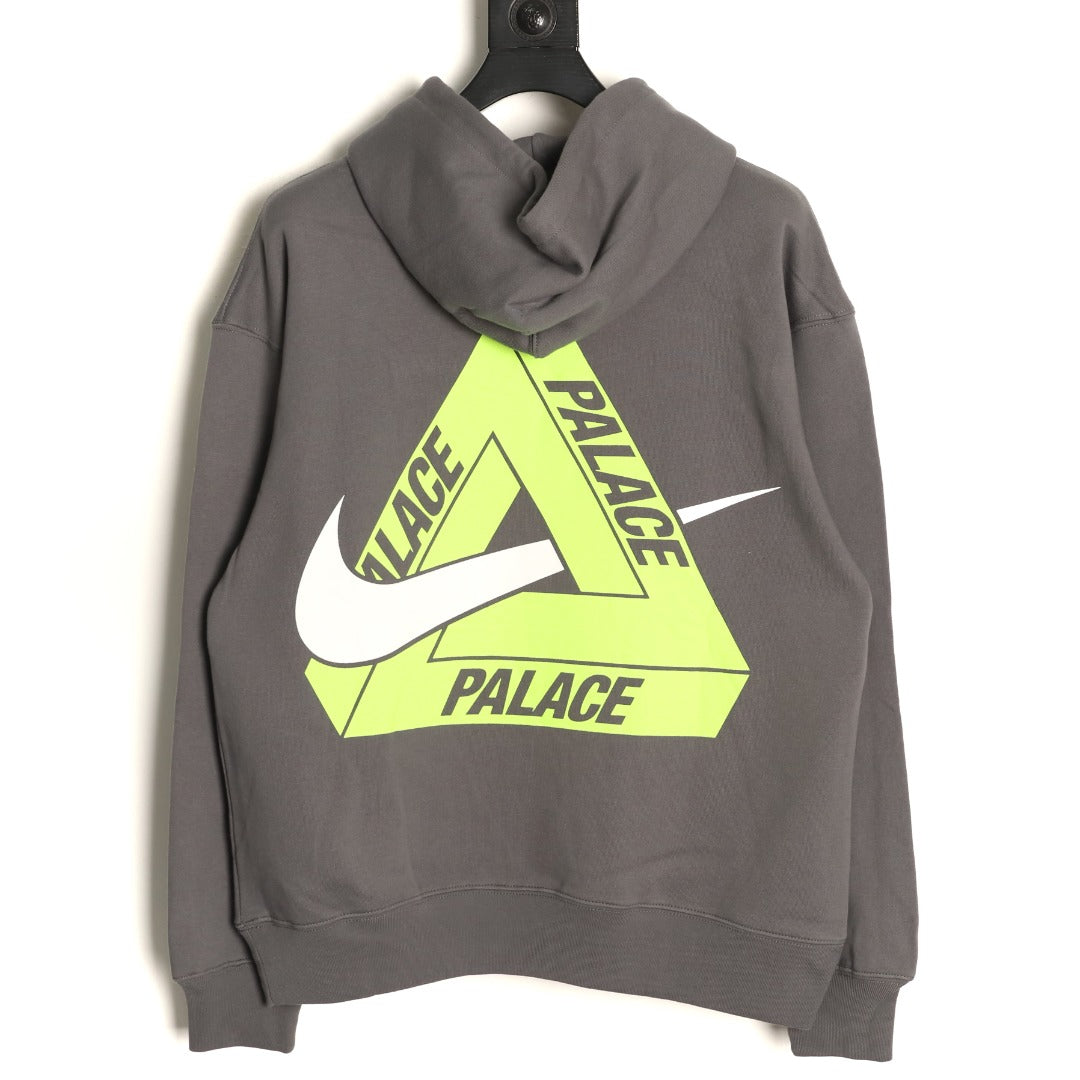 Nike x Palace Logo Hoodie – Charcoal - back view