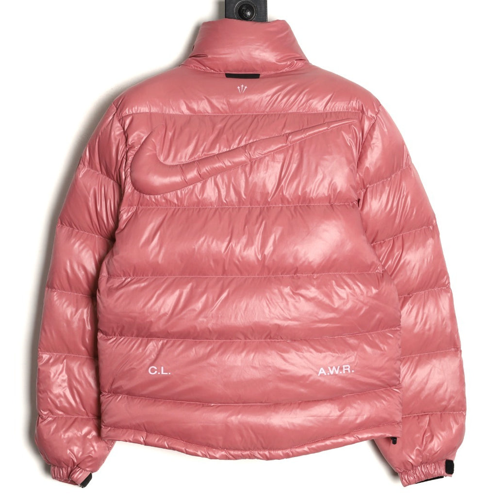 Nike x NOCTA Stand-Collar Puffer Jacket – Pink - back view