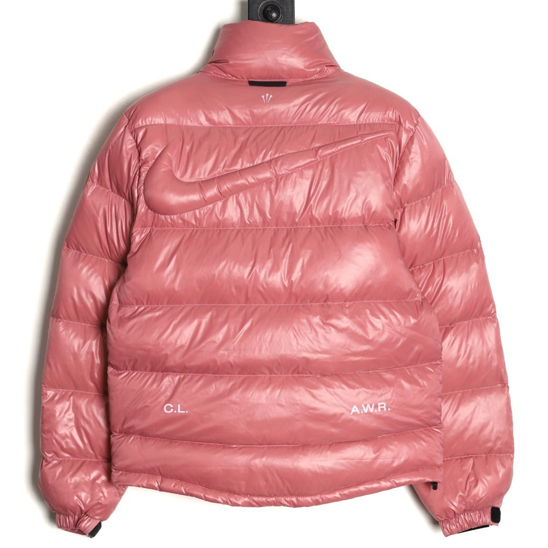 Nike x NOCTA Stand-Collar Puffer Jacket – Pink - back view