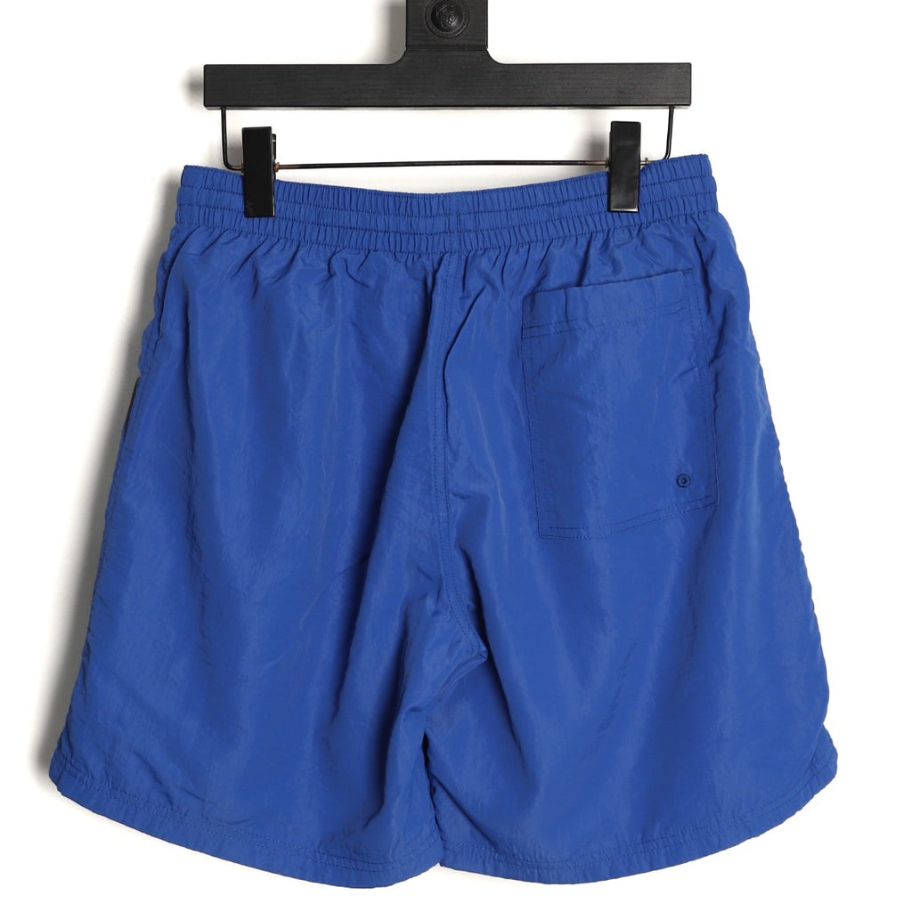 Nike Japan Double-Swoosh Woven Beach Shorts – Blue - back view